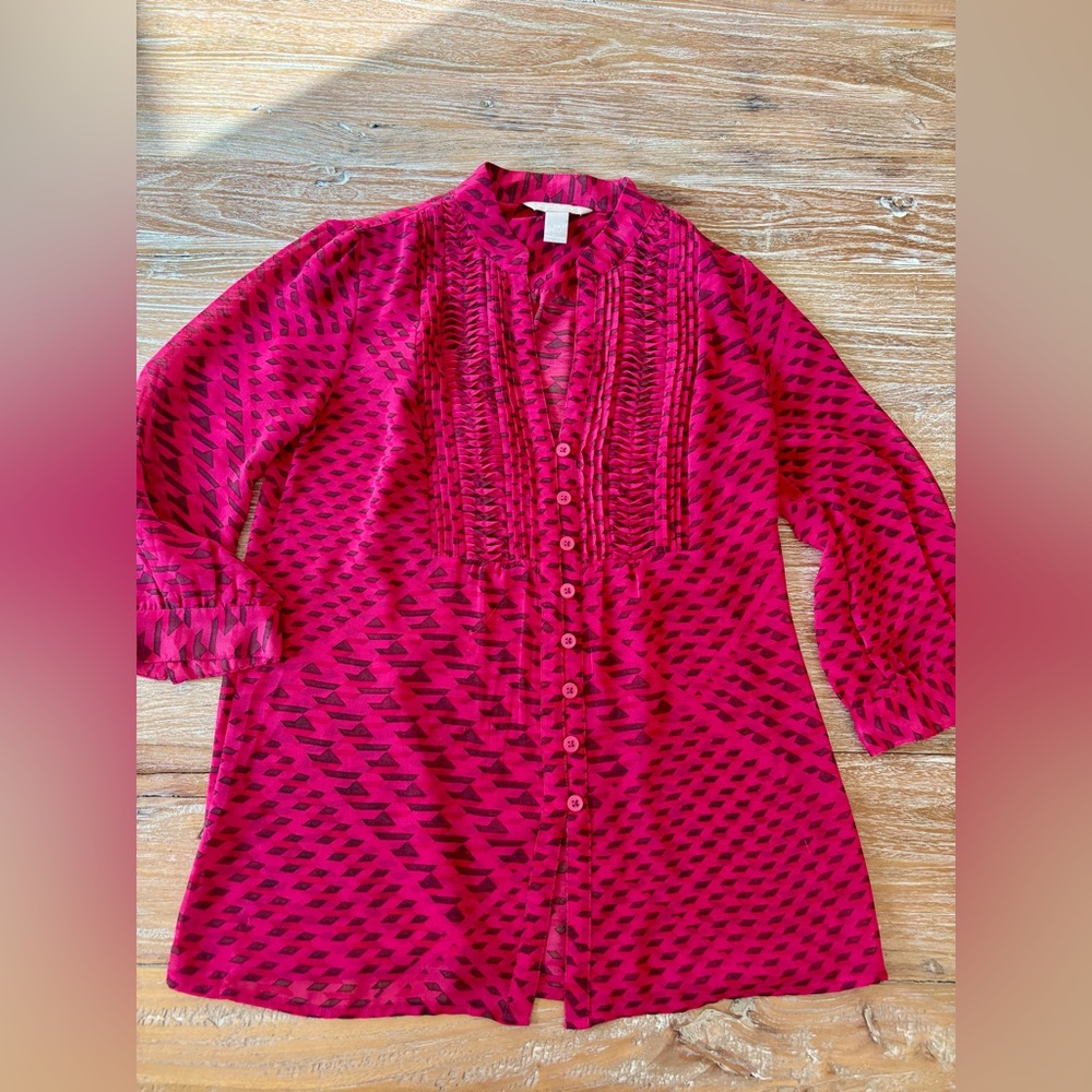 Women’s banana republic shear three-quarter length top (xs)